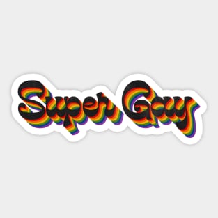 Super Gay Sticker